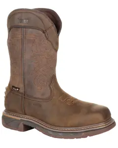 Rocky Men's Iron Skull Waterproof Western Work Boot Composite Toe - Rkw0288