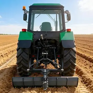52" 3-Point Rear Grading Blade for Category 0 & 1 Tractors – Manual Angle Adjust, Scraper for Driveways, Pastures, Gravel Roads | Tractor Attachment