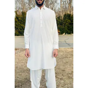 Off White Shalwar Kameez J(M39)