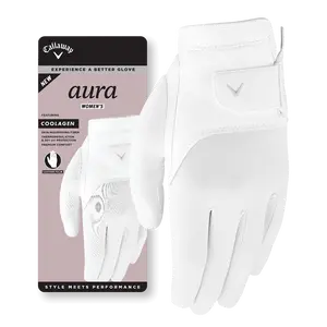 Callaway Golf Women's Aura Golf Glove in White | Size: Large