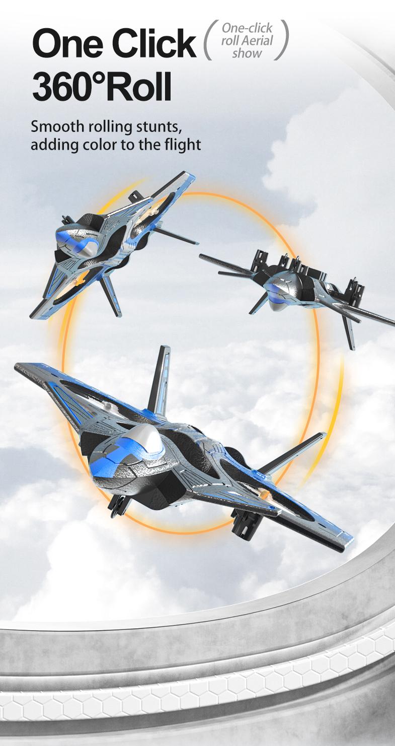 tongliKids Remote Control Foam Airplane Electric Stunt Aircraft Drone Quadcopter Easy to Control for Beginners Durable and Impact Resistant EPP Soft Foam Stunt Rolling Drone for Kids Ages 8-12 Christmas Halloween Thanksgiving Gift