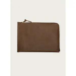 13" Leather Laptop Sleeve (chocolate)