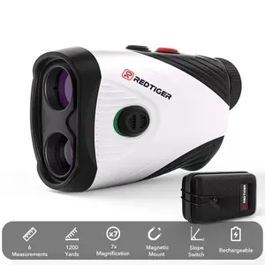 High Precision Laser Golf & Hunting Rangefinder - 7X Magnification, 1200 Yards, Slope Measurement & Flag Pole Locking Features