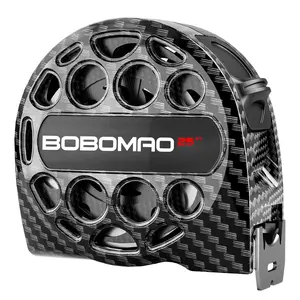 Tape Measure 25'FT Foot Stainless Steel Retractable Measuring Tape Carbon Fiber Tape Measure 25'FT Foot Stainless Steel Retractable Measuring Tape Carbon Fiber