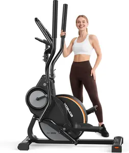 YOSUDA Elliptical Exercise Machine, Compact 3-in-1 (Elliptical + Cardio Climber + Stair Stepper) Elliptical for Home with 45°Incline, 15.5IN Stride, 16 Levels Resistance, Support Kinomap/Fed APP