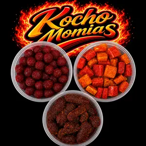 KochoMomias Enchilados Bundle #7 | Cherry Sour Balls, Starburst, Tamarindo Rellenitos
