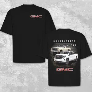 GMC Trucks Generations of Pro Vintage Graphic T Shirt, Unisex GMC Truck Shirt, GMC Sierra Classic Pickup Tee, Square Up Retro Truck Shirt, Automotive Clothing Menwear, Old School Pickup Graphic Tee, Classic Chevy Truck Apparel, Truck Lover Gift