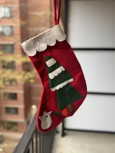 Handmade felt Christmas Stocking