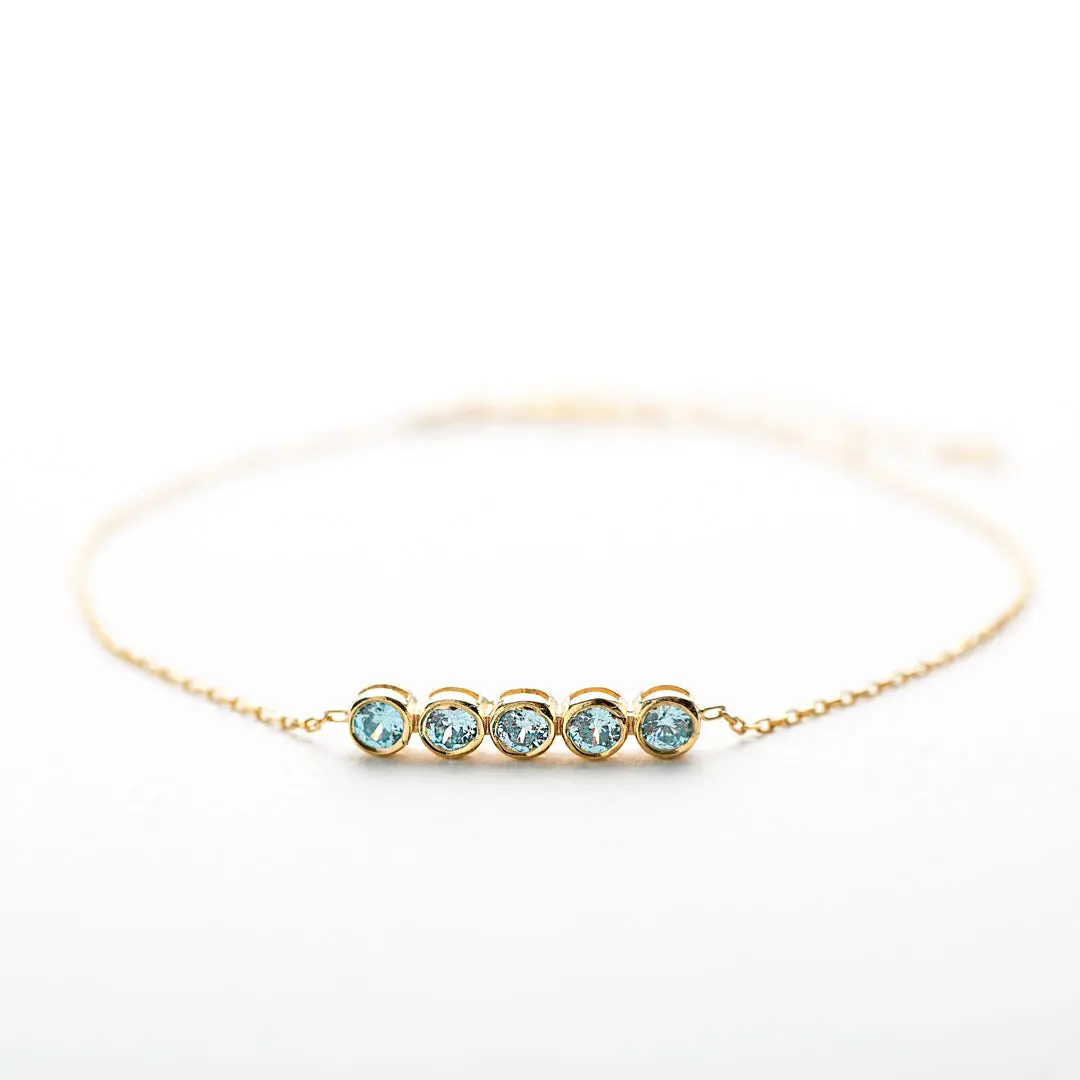 Family Birthstone Bracelet