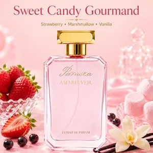 Paruvea Amaris Veil Extrait de Parfum – Strawberry Vanilla Gourmand Perfume for Women, Long-Lasting Sweet Scent, 100ml (3.4 fl oz)