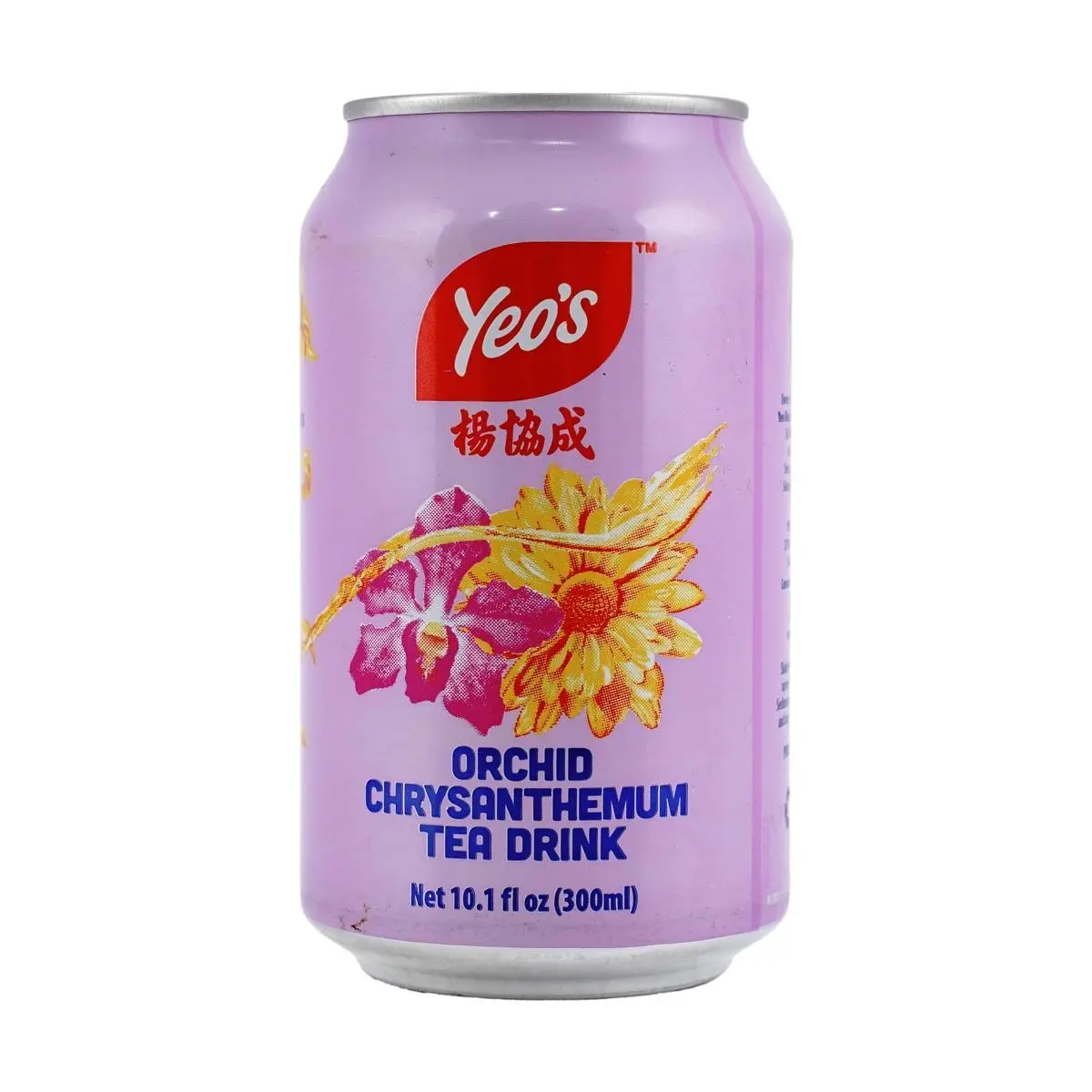 Yeo's Singapore Orchid Chrysanthemum Tea Drink, 300ml Can - Refreshing Herbal Beverage