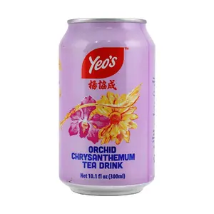 Yeo's Singapore Orchid Chrysanthemum Tea Drink, 300ml Can - Refreshing Herbal Beverage