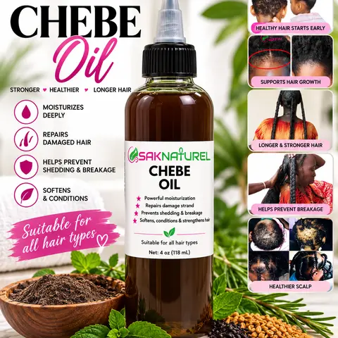 CHEBE HAIR GREASE Oil Rosemary Fenugreek Hair Growth oil - Long Hair - Thick Hair - Fast Hair Growth - Ayurverdic Hair growth oil - Rosemary Hair Oil - scalp care Hair growth oil - Indian Hair Growth oil - Chebe Hair Growth Oil Organic - Herbal Haircare