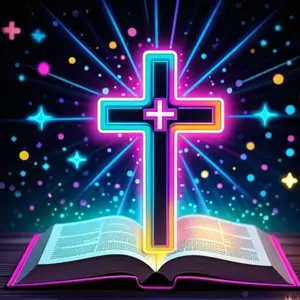 5D DIY Cross & Book Pattern Diamond Arts Colorful Painting Kit Without Frame, 1 Count Glow in the Dark DIY Diamond Arts Colorful Painting Kit, Wall Art Decor for Home, Glowing Wall Art