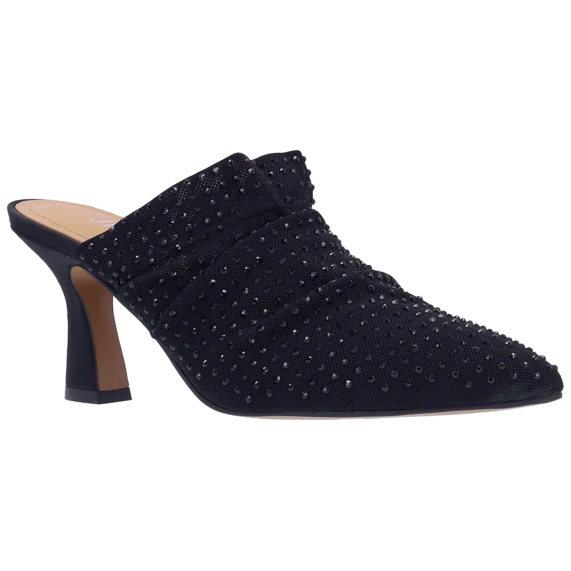 J. Renee' Rhinestone Mule Pump - Parisa Mesh