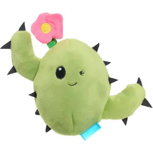 Consuela the Cactus 2-in-1 Interactive Plush   - Squeaky    with Crinkle Layers - for Large Dogs and Puppies