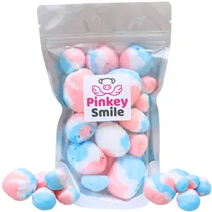 Freeze Dried Candy Triple Blast Pop Salt Water Taffy 2 oz - Cut To Bite Sized Pieces - Ships In Box - Deliciously Crunchy, Intense Flavor, Lightweight Snack