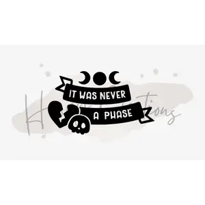 It Was Never A Phase Vinyl Decal