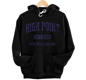 High Point North Carolina NC Vintage Athletic Sports Design  Hoodie, Sweatshirt, T-Shirt