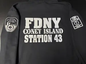 FDNY Station 43 Reflective Pullover Hoodie - Unisex