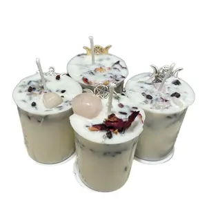 Elyasian Fields Votive Ritual Candles small business beautiful manifestation candle natural soy Decor Freshener Ornaments Decoration