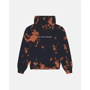 Bender Dyed Hoodie - Orange Crystal Wash