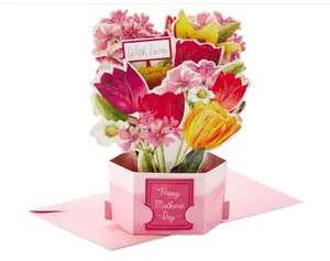 Paper Wonder Mother's Day Pop Up Card (Marjolein Bastin Bouquet)