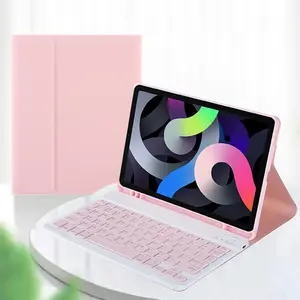 Wireless Keyboard Case Set for iPad Air 11-inch M4/M3/M2/Air 5th/ 4th Generation, Protective Cover, Soft Shell Design, Tablet