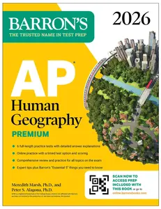 AP Human Geography Premium, 2026: Prep Book with 6 Practice Tests+ Comprehensive Review + on the internet Practice -- Meredith Marsh - Paperback