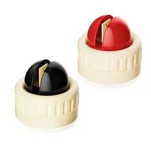 MY HEART FLY Mini Suction Cup Knife Sharpener, Hands-Free Kitchen Sharpener with Strong Suction Base, Portable Manual Sharpener for Chef Knives, Scissors & Pocket Knives