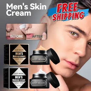 Men’s Makeup Cream Natural Concealer & Color Corrector Face Cream Oil Control Water-Based, Non-Sticky, No White Cast for Daily Use