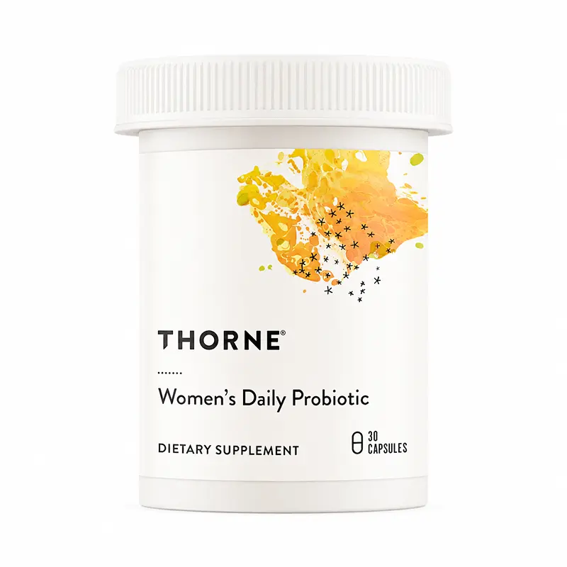 THORNE Women's Vaginal Probiotic | Multi-Strain Daily Probiotic for Odor, Vaginal Flora Balance, pH Balance, Gut Health, Urinary Tract & Feminine Intimate Wellness Support - 30 Servings