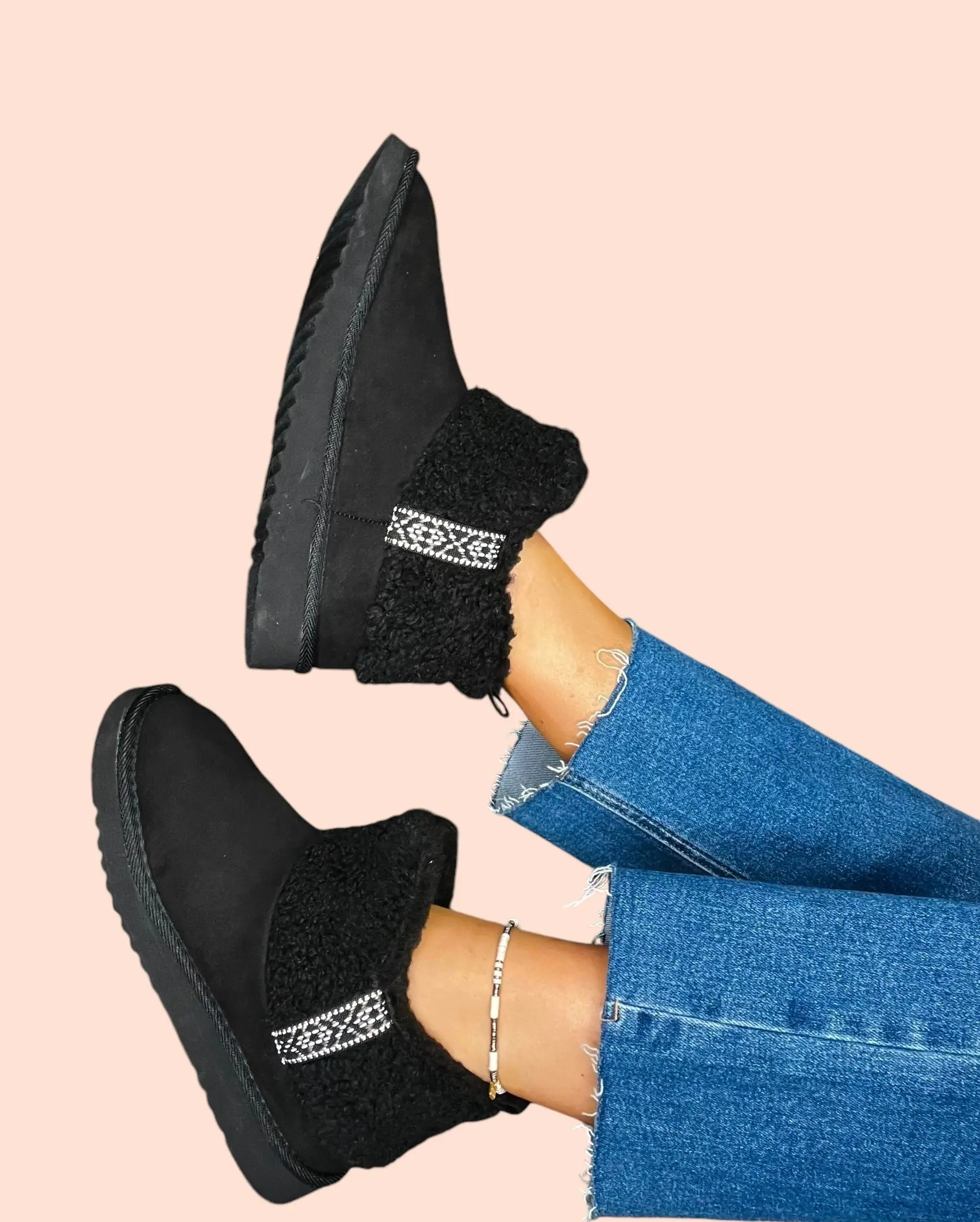 Sherpa Ankle Booties Sherpa Ankle Booties