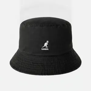 Kanggol Washed Bucket Hat | Cotton | Unisex Fashion | Men's Washed Cotton Bucket Hat - Flat Crown Cap