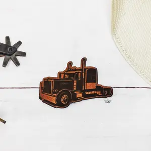 Leather Semi Truck Patch (Patch Only)