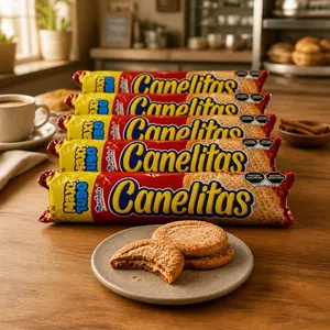 Canelitas Cookies, 5 Maxi-Tube Packs (224 g Each)