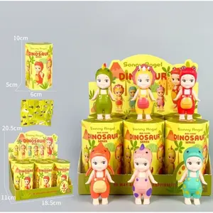 Sonny Angel Dinosaur Animal Hippers Mini Figure | Blind Box Kawaii Collectible | Cute Phone Charm & Desk Decor | Limited Edition