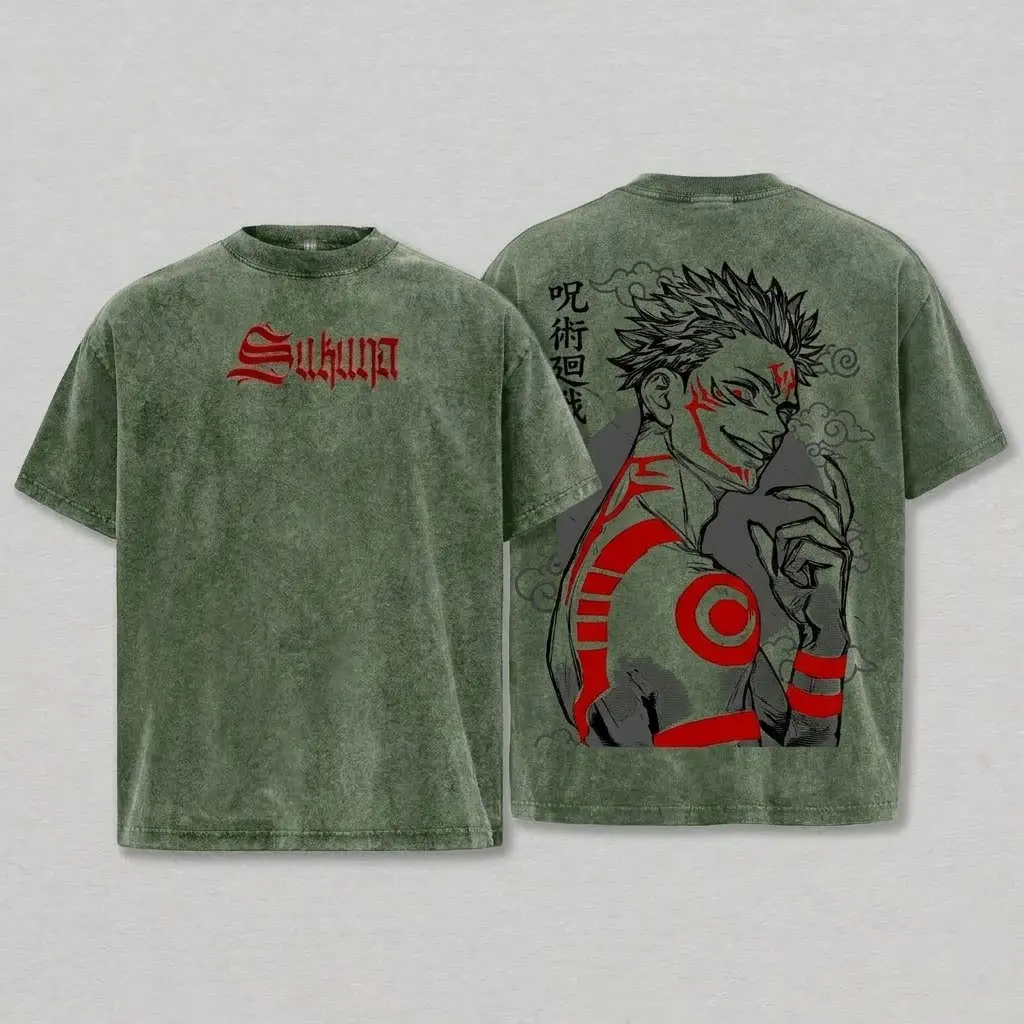 Green-Acid Wash Tshirt