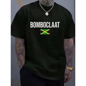 100% Cotton Bomboclaat Damn Jamaican Patois Jamaica T-Shirt Women's Men's Fashion Printing Tshirt Graphic Tee Causal Tops