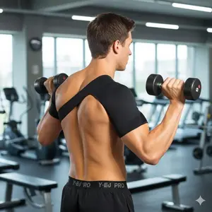 Non-Slip Sports Shoulder Strap: Adjustable Unisex Design, Breathable & Shock-Absorbing for Basketball, Badminton, Training Protection, Gym & Outdoor Fitness Gear. High-Performance Essential for Men and Women. Sports Training Straps