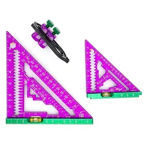 7.5" Pro Square + 4.5" Mini Square w/Level + 1.5" Jigs + Holder - Joker Edición Elite Set