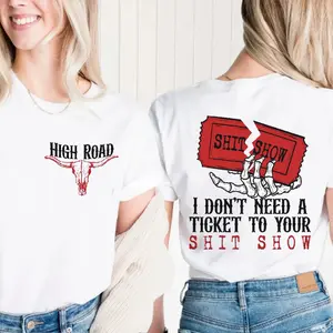 High Road KW 2 Sides Tee, Concert Outfit Merch, Country Fans Top, K0e WetzeI Apparel, Unisex Short Sleeve Tee Shirt, Casual Clothing