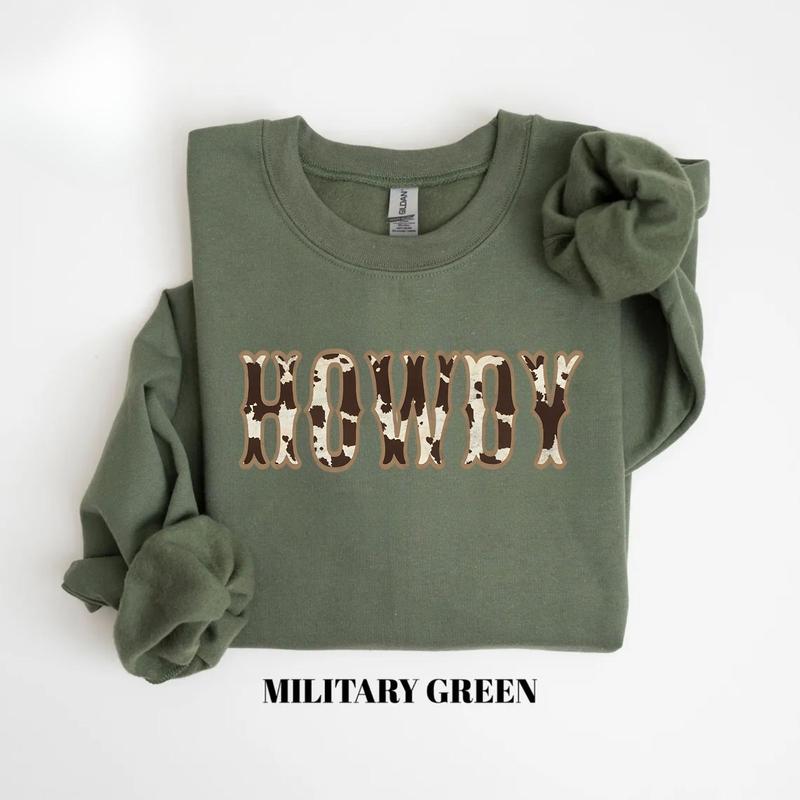 Howdy Sweatshirt, Western Shirt, Texas Sweatshirt, Cowboy Shirt, Southern Shirt, Boho Shirt, Cowgirl Sweatshirt, Country Sweatshirt