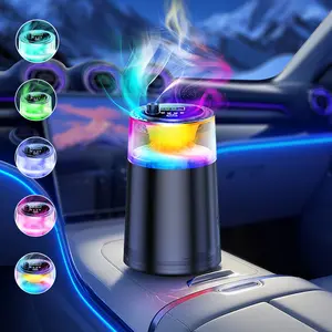 Galaxy Cloud Mist, Smart Car Air Freshener with RGB Ambient Light, Auto On/Off, Car Aroma Diffuser, Home, Office, Long-Lasting Scent & Relaxing Light