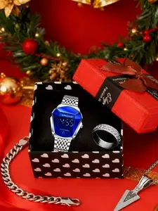 Multi piece men's smart versatile watch Christmas set holiday gift quartz watch