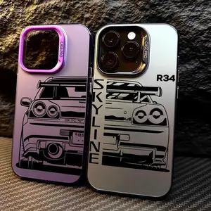 JDM Dream Car Cool Phone Case For iPhone 17 16 15 14 13 12 11 Pro Max Plus Air And Galaxy S25 S24 S23 S22 Ultra Plus FE Soft Shell