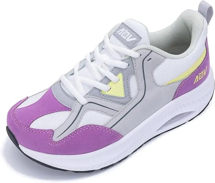 Wide Toe Box Shoes for Women |   Arch Support Walking Tennis Sneakers |   Orthotic Shoes for Bunions, Plantar Fasciitis