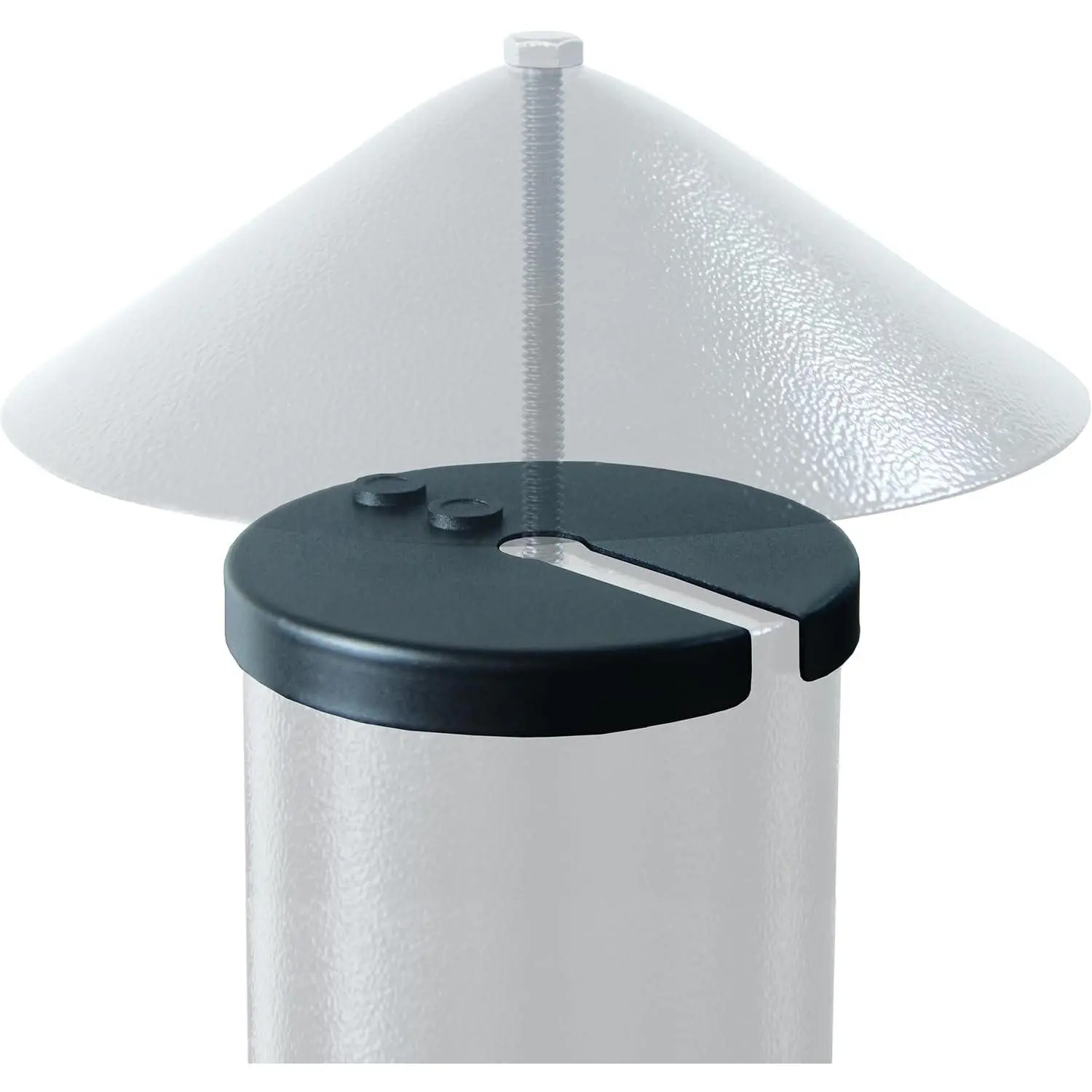 Sturdy Metal Chimney Cap for Pellet Grills - Synthetic, 3.4" Diameter Stack Cover, Magnetic Fit, Seals Stack, Upgraded Seal for Grill Openings, Traeger Pit Boss Accessories