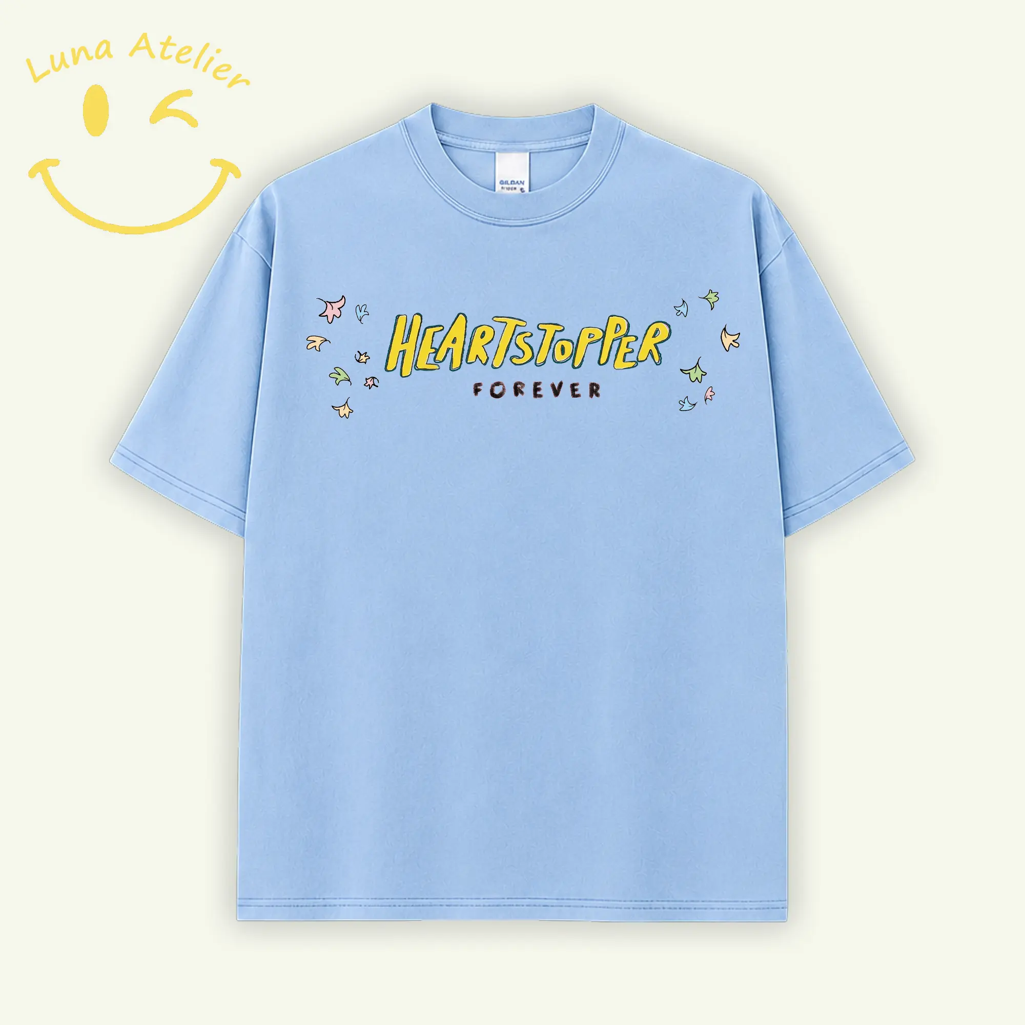 Heartstopper Shirt Heartstopper Forever Shirt V5 TV Series Graphic High-Quality Unisex Cotton Shirt - Nick Charlie Fan Shirt LGBTQ Pride Tee Queer Romance Tee Gift For Movie Fan Cute LGBTQ Bookish Graphic Tee Gift