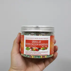 Universal Granular Boron Calcium Magnesium Fertilizer 200g for Plants, Nutrient-Rich Slow-Release Water-Soluble Trace Elements for Fruits Vegetables and Agricultural Use, Enhances Soil Fertility and Overall Plant Performance